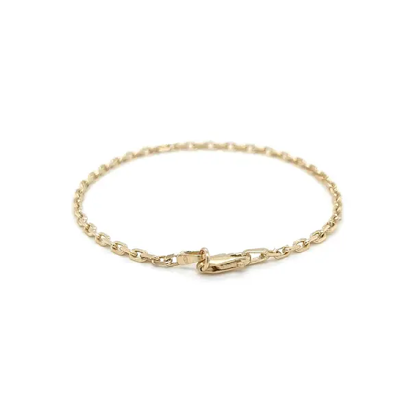 Золотой браслет Anker