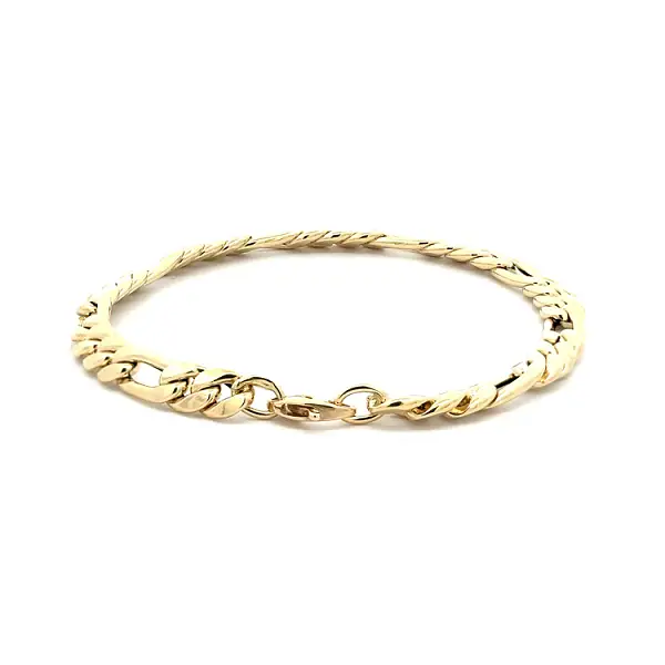 Золотой мужской браслет