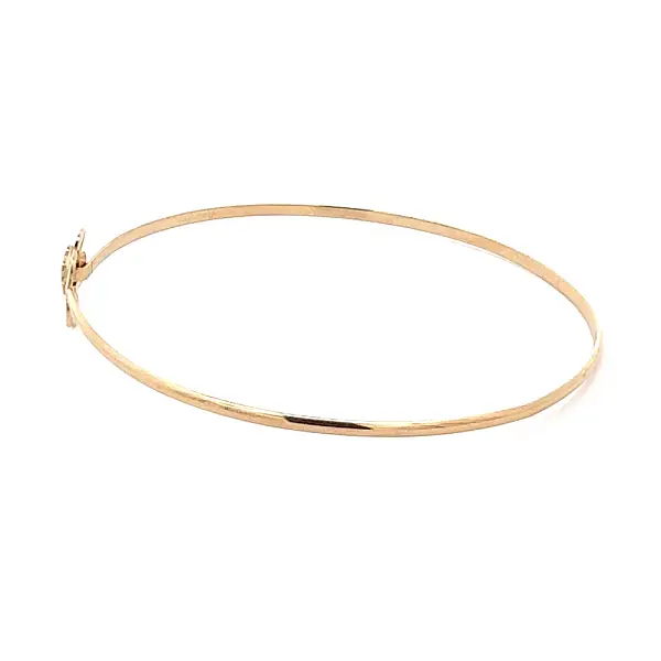 Золотой браслет Цветок