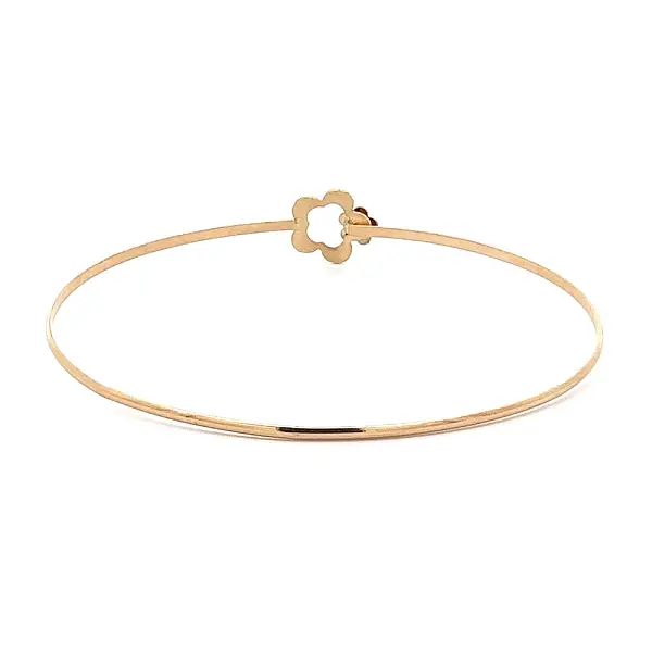 Золотой браслет Цветок