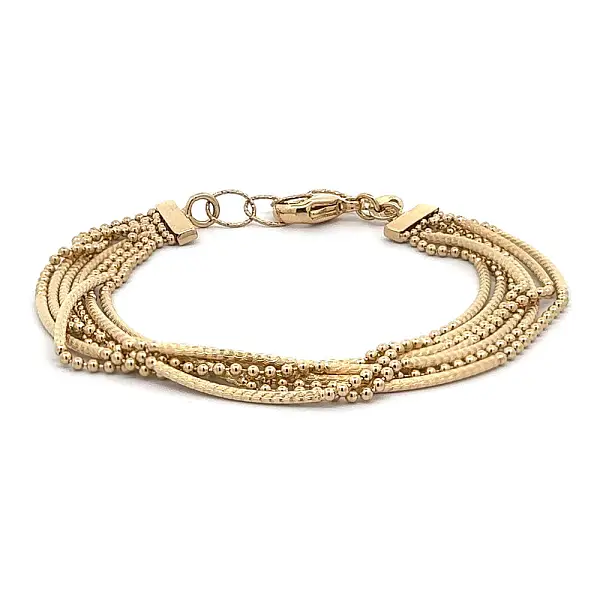 Золотой женский браслет