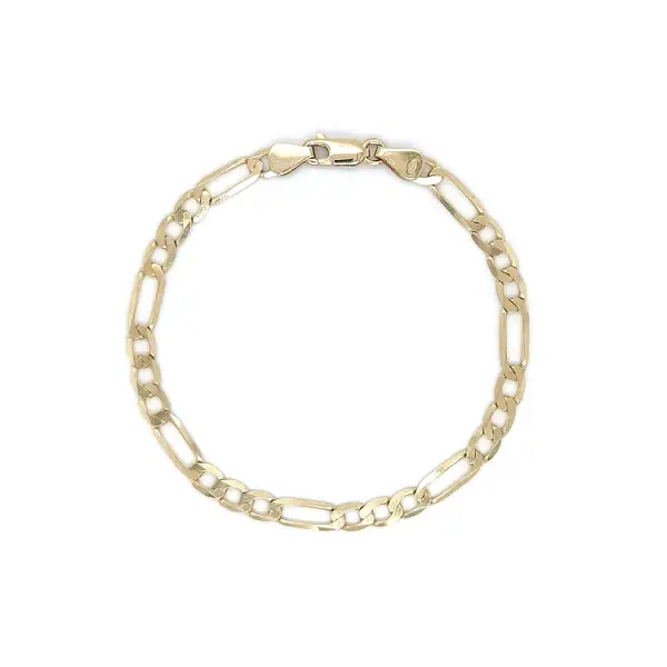 Золотой браслет Фигаро