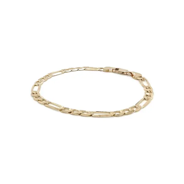 Золотой браслет Фигаро