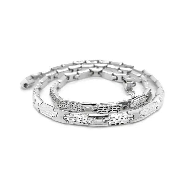 Женское ожерелье из белого золота