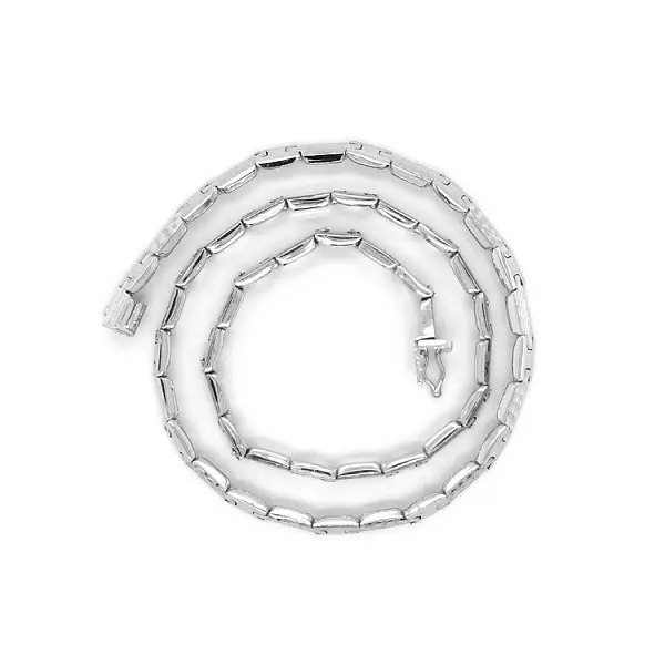 Женское ожерелье из белого золота