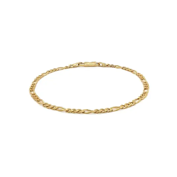 Золотой браслет Фигаро