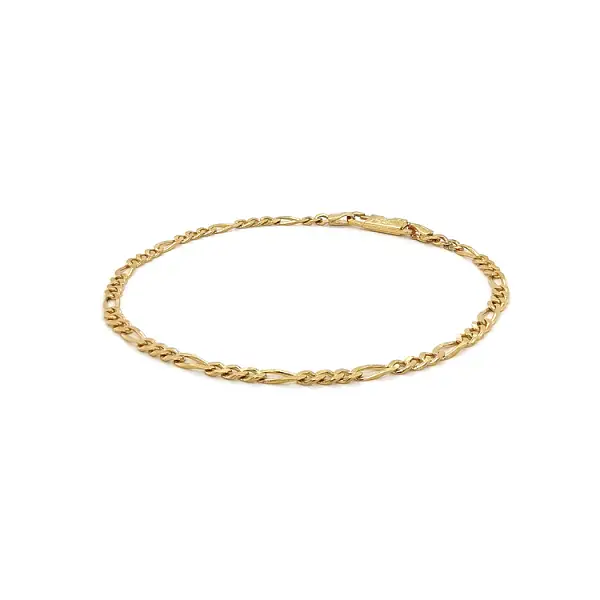 Золотой браслет Фигаро