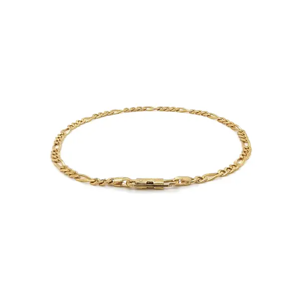 Золотой браслет Фигаро