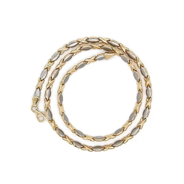 Золотое женское ожерелье