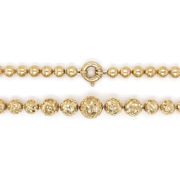 Золотое женское ожерелье