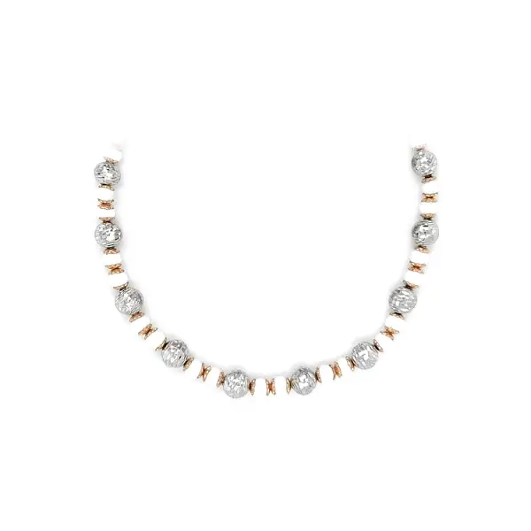 Ожерелье из комбинированного золота