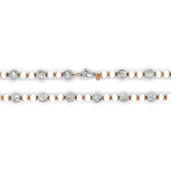 Ожерелье из комбинированного золота