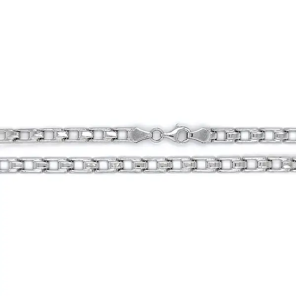 Женское ожерелье из белого золота