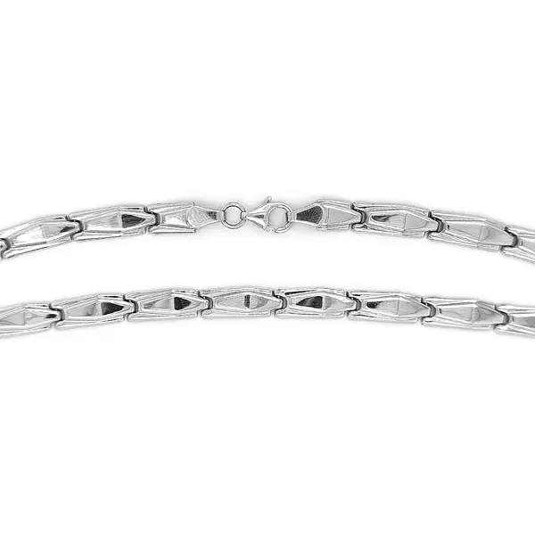 Женское ожерелье из белого золота