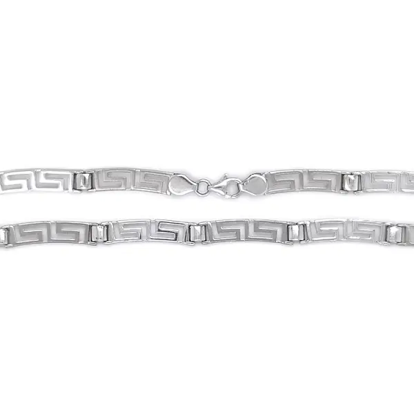 Женское ожерелье из белого золота