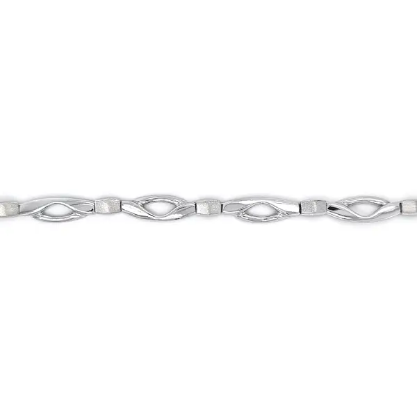 Женское ожерелье из белого золота