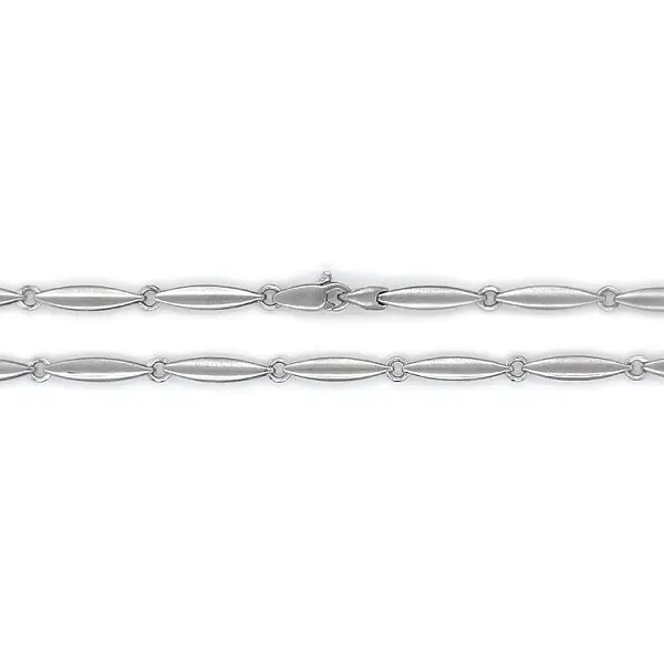 Женское ожерелье из белого золота