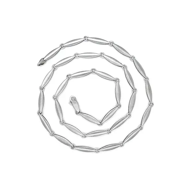 Женское ожерелье из белого золота