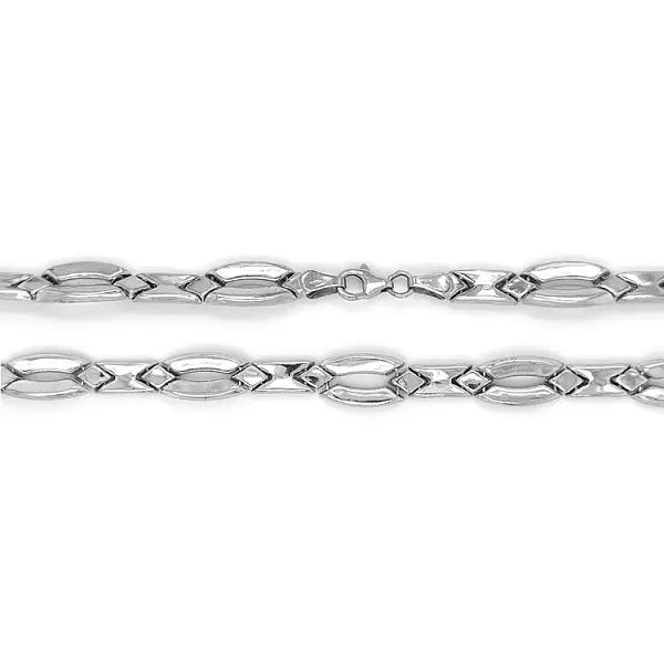 Женское ожерелье из белого золота