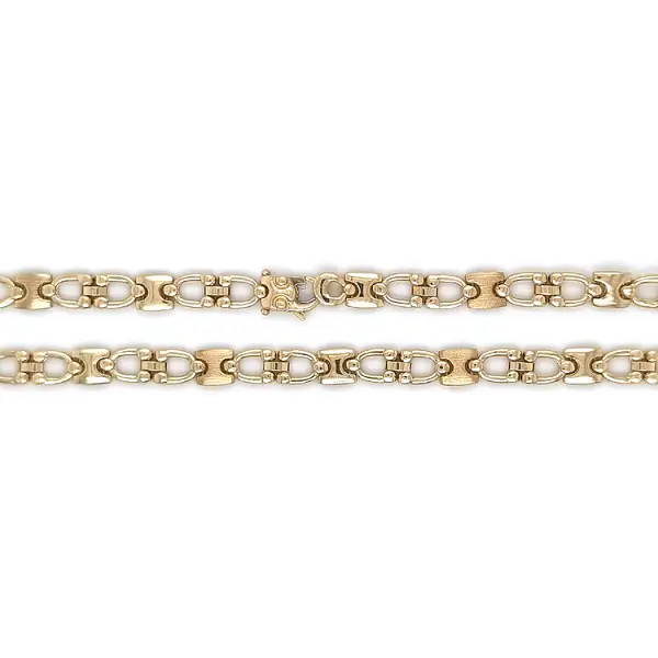 Золотое женское ожерелье