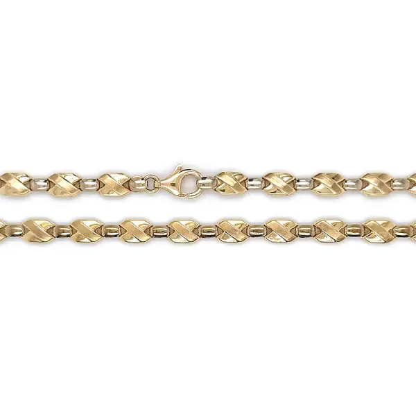 Золотое женское ожерелье