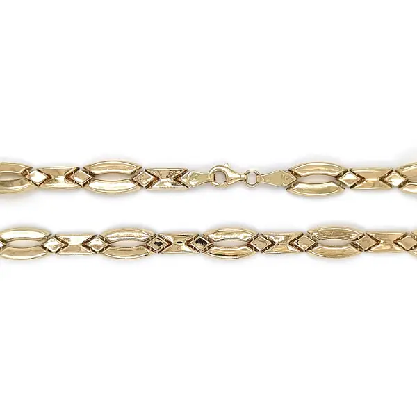 Золотое женское ожерелье