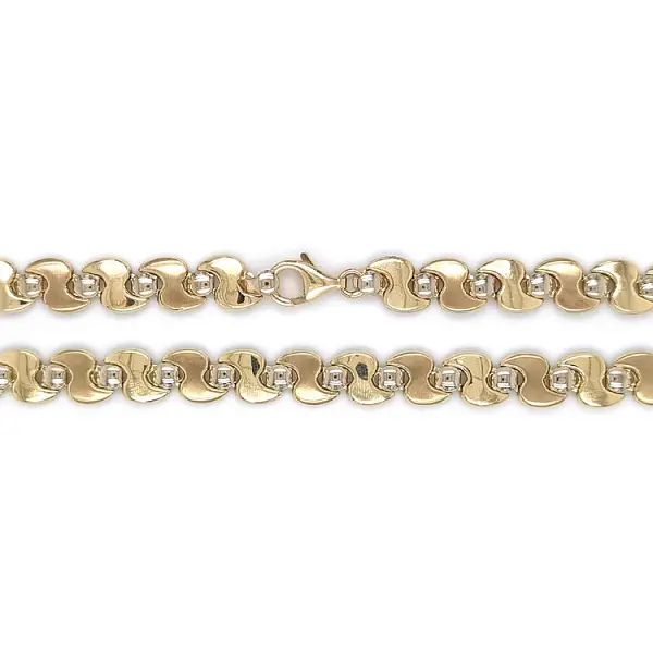 Золотое женское ожерелье