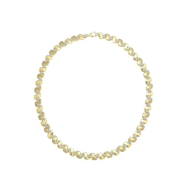 Золотое женское ожерелье