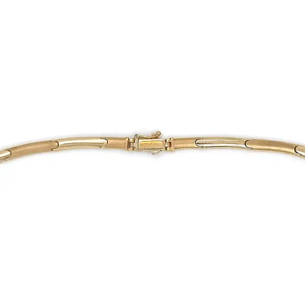 Золотое женское колье с цирконами