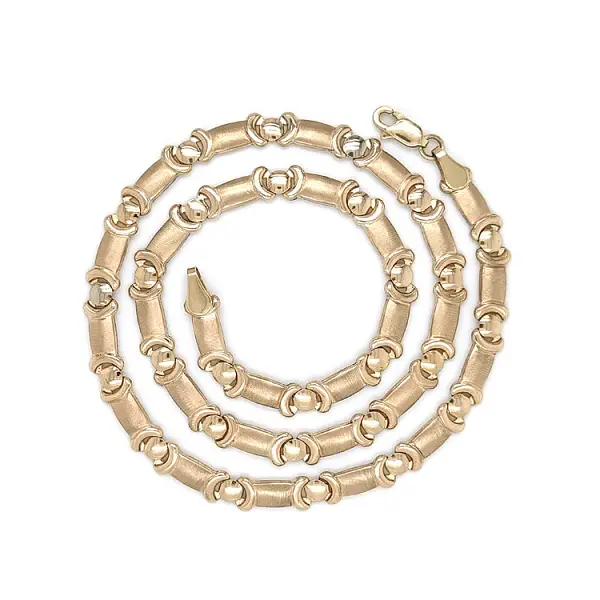 Золотое женское ожерелье