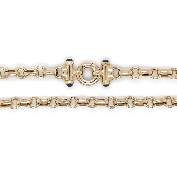 Золотое женское ожерелье