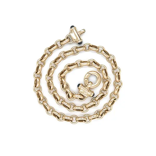 Золотое женское ожерелье