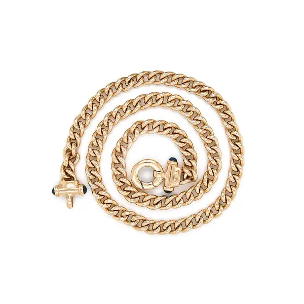 Золотое женское ожерелье