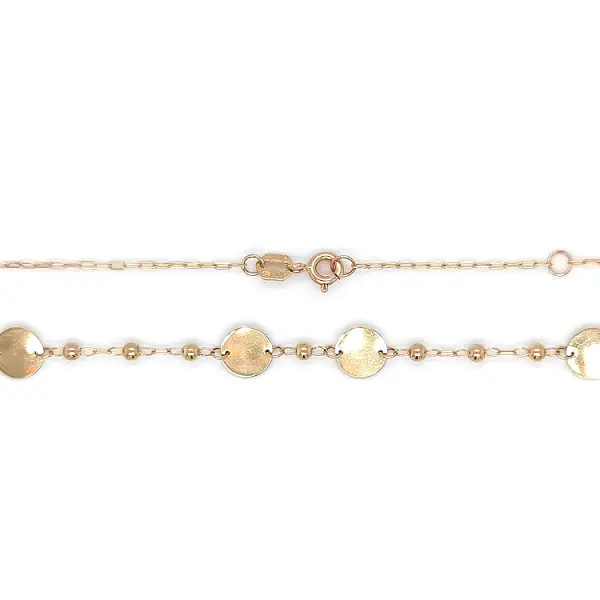 Золотое женское ожерелье