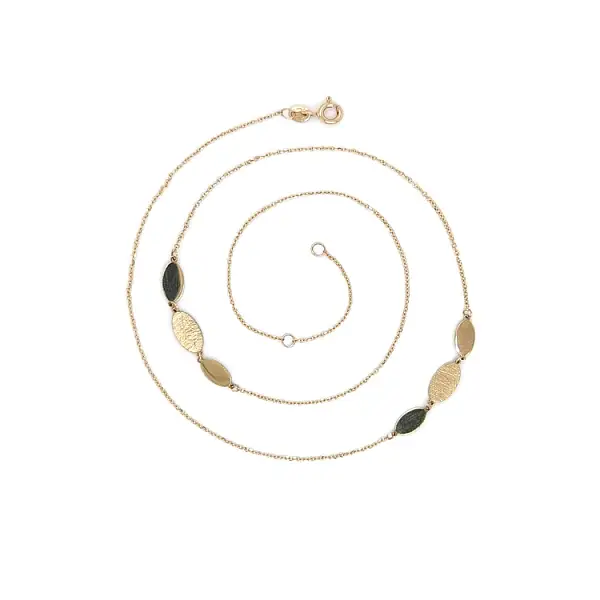 Золотое женское ожерелье