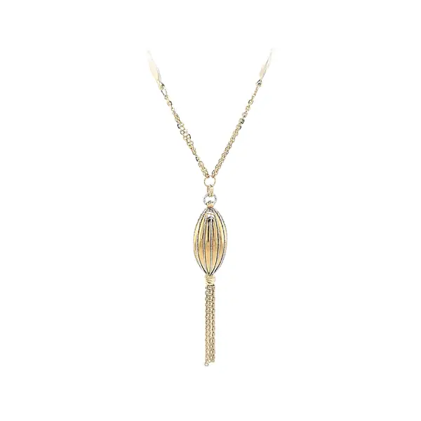 Золотое женское ожерелье