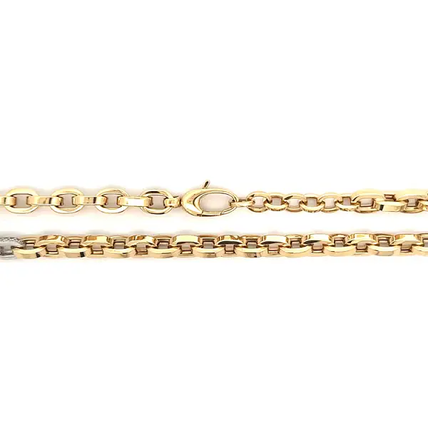 Золотое колье с цирконами