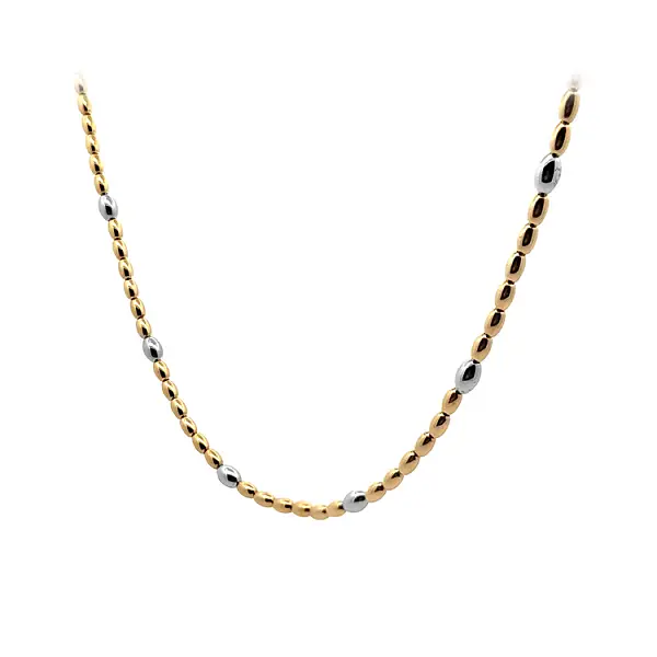 Ожерелье из комбинированного золота