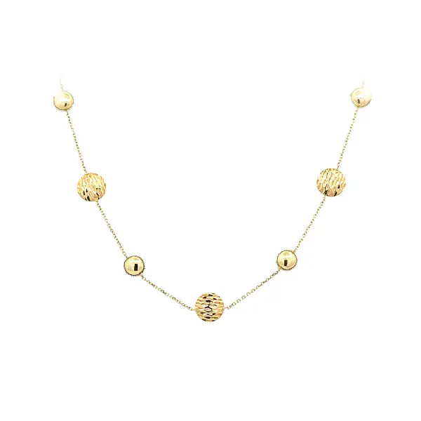 Золотое женское ожерелье