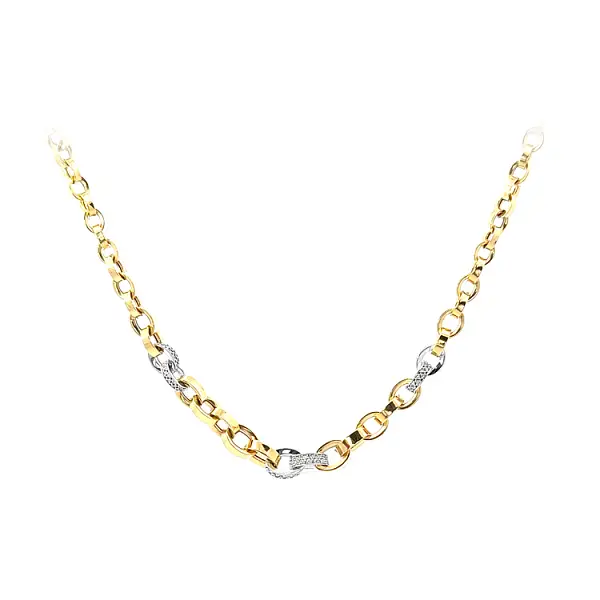 Колье с цирконами в золоте