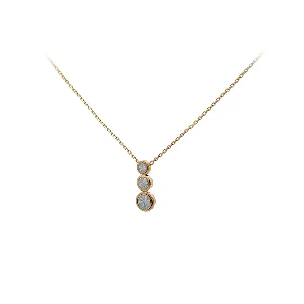 Ожерелье из комбинированного золота