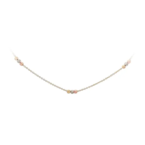 Ожерелье из комбинированного золота