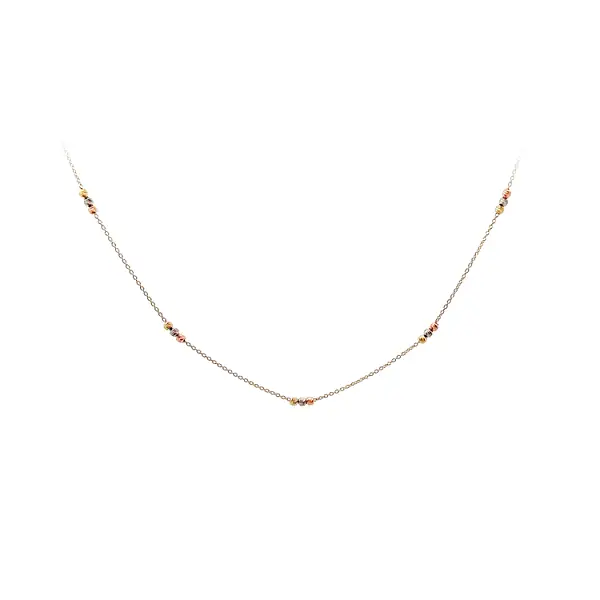 Ожерелье из комбинированного золота