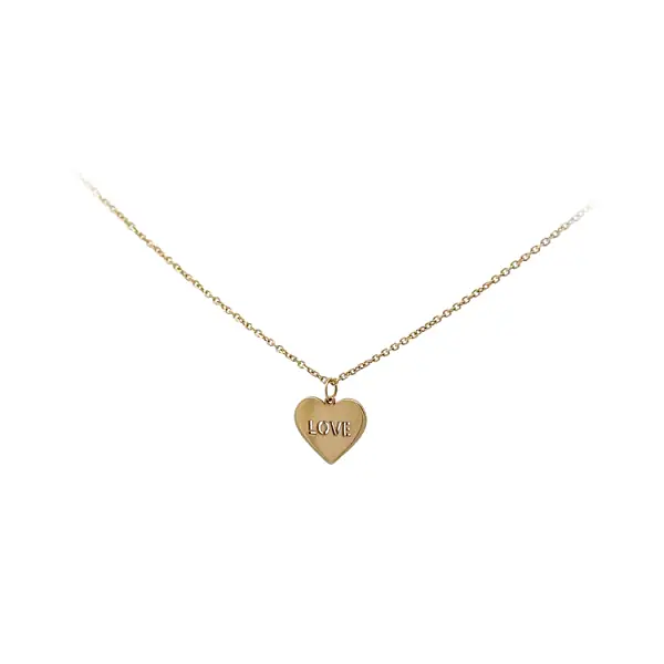 Ожерелье 'Золотое сердце любви