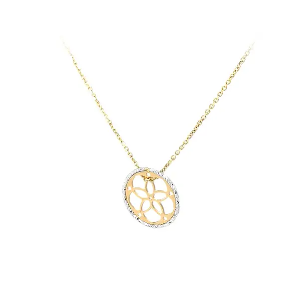 Ожерелье из комбинированного золота