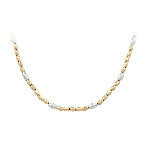 Ожерелье из комбинированного золота