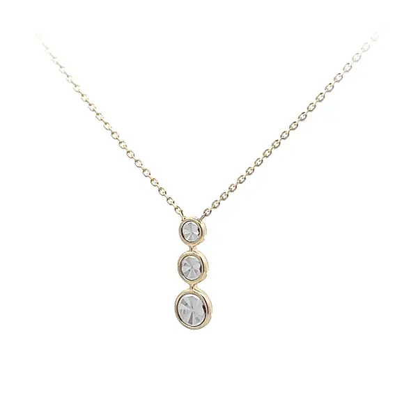 Ожерелье из комбинированного золота