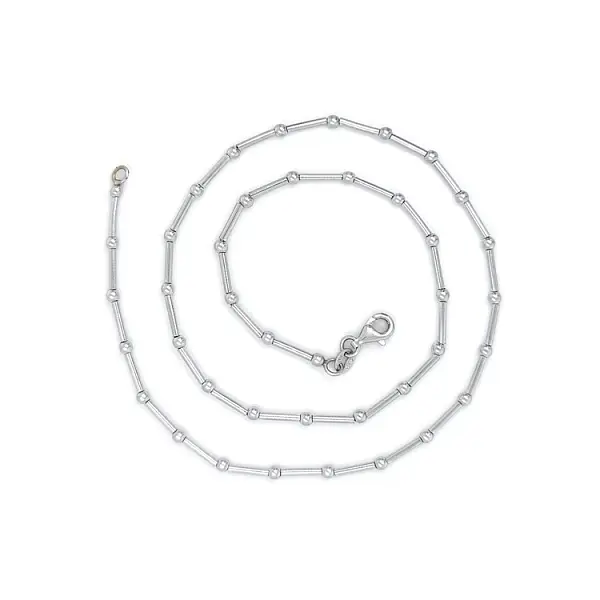 Женское ожерелье из белого золота