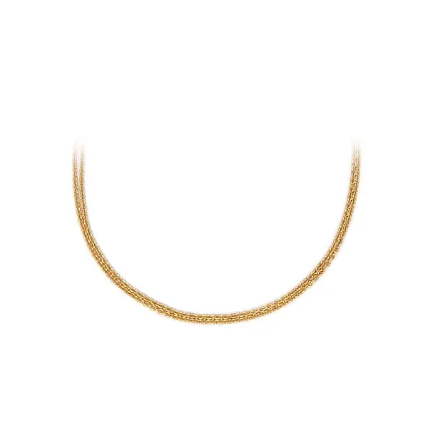 Золотая двойная цепь Anker