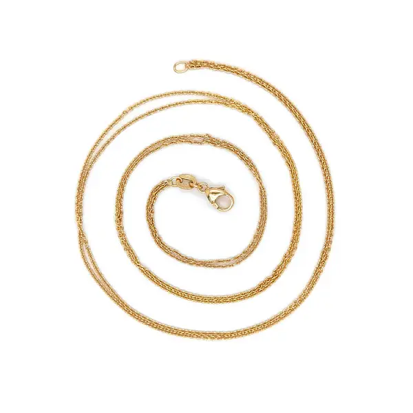 Золотая двойная цепь Anker